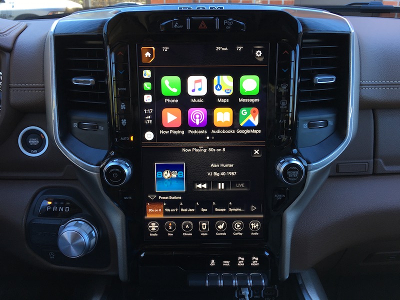 Apple CarPlay in 2019 Ram 1500